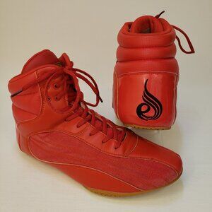 Ryderwear Raptors D-Maks Gym Lifting Shoes Red, Mens Size 12